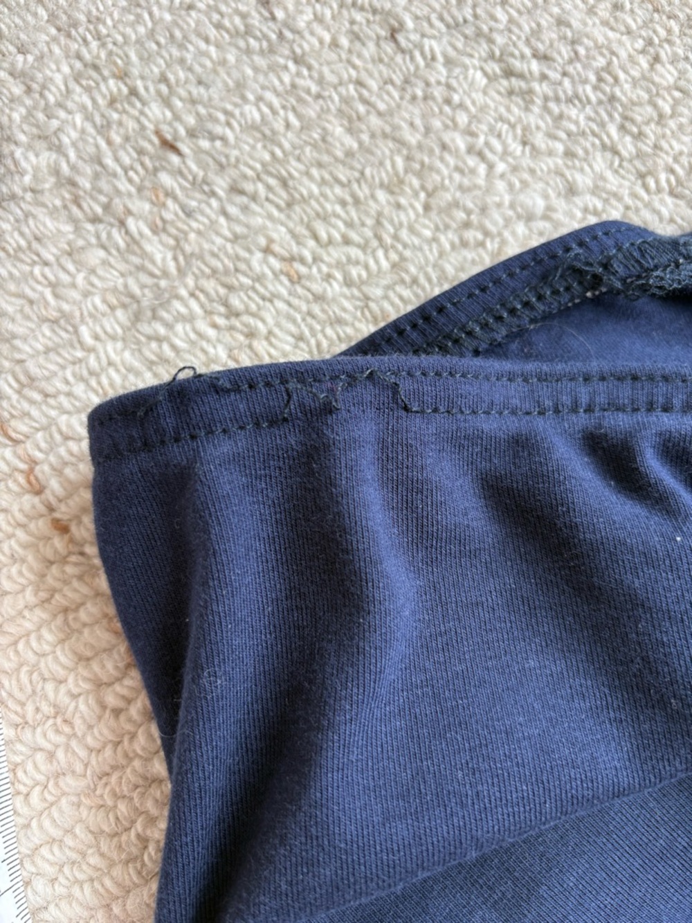 Maternity Jeans - Light Wash Over Belly Skinny Raw Hem Distressed Ankle XL - Picture 7 of 10